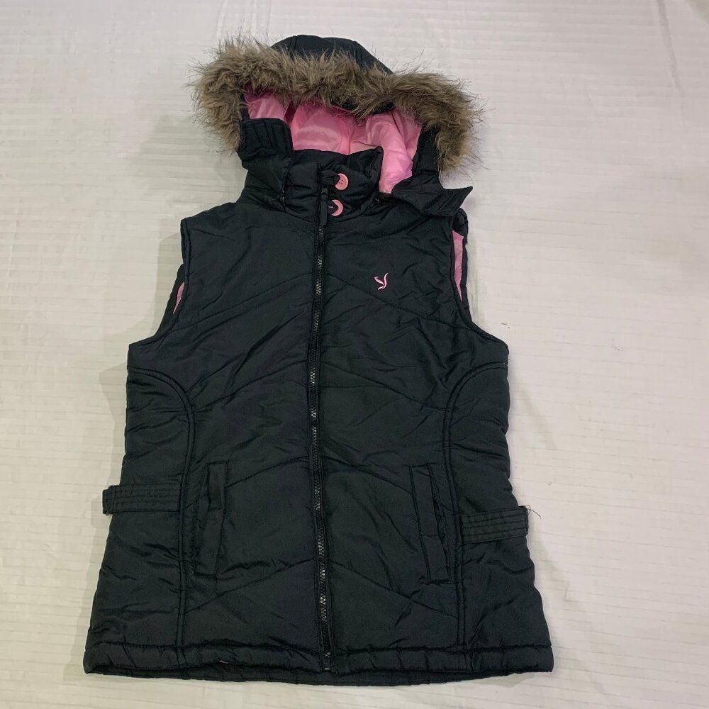 🪸🪸🪸 SNOZU GIRLS HOODED FULL ZIP VEST SIZE 14-16 🪸🪸🪸